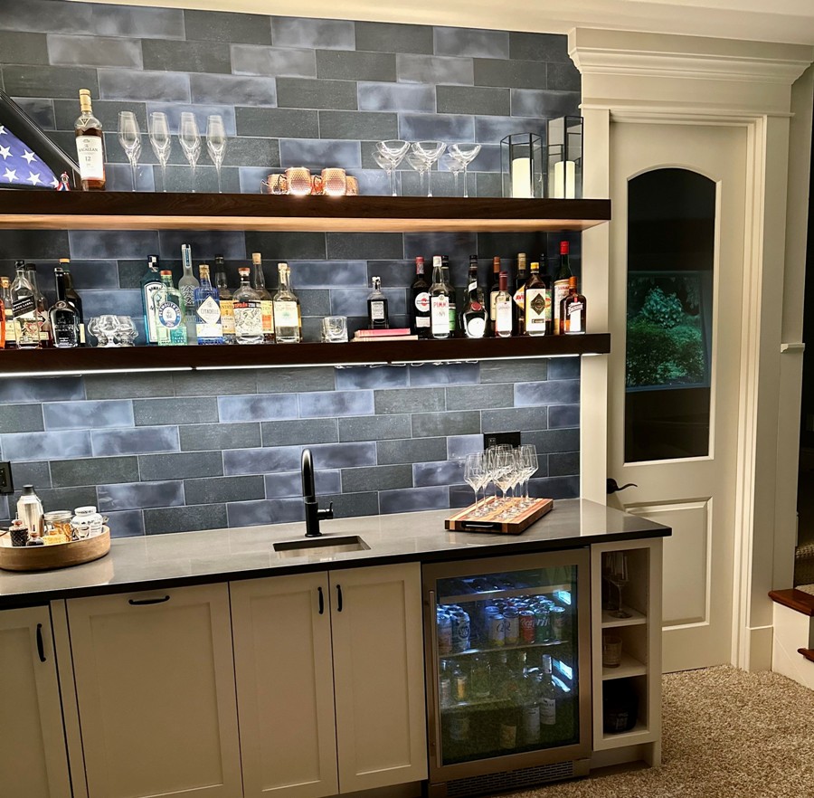 Bar With Wine Refrigerator